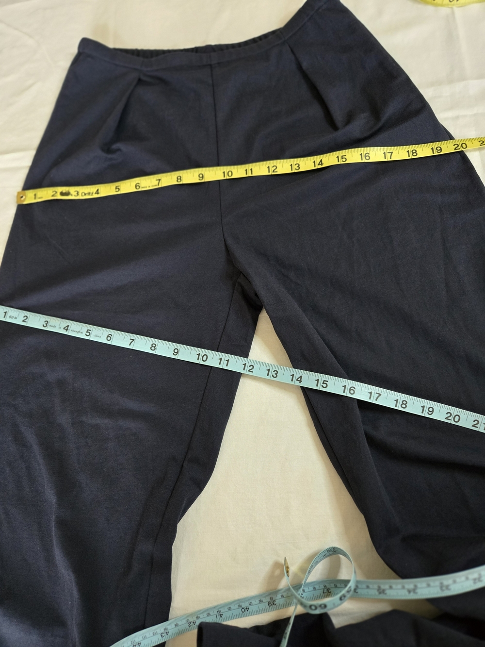 OGL Navy Wide-Leg High-Rise Pants - Picture 9 of 11